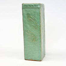 画像をギャラリービューアに読み込む, 【村田亀水】青磁四方瓶