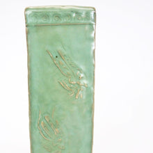 画像をギャラリービューアに読み込む, 【村田亀水】青磁四方瓶