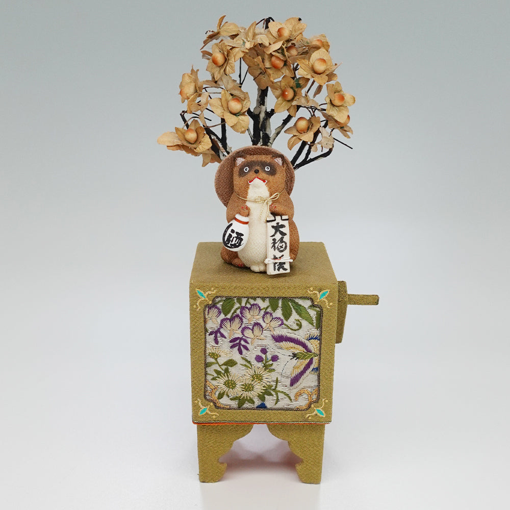 小松靖治】からくりたぬき – 工房イクコオンラインショップ