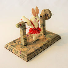 画像をギャラリービューアに読み込む, 【小松靖治】鉄棒のからくりうさぎ