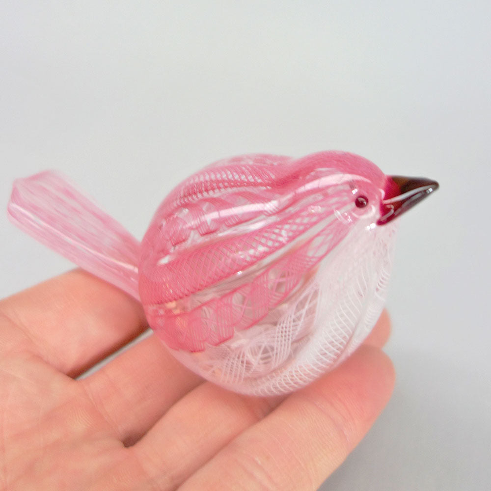 ピンクの鳥 ♡シャカシャカポーチ♡